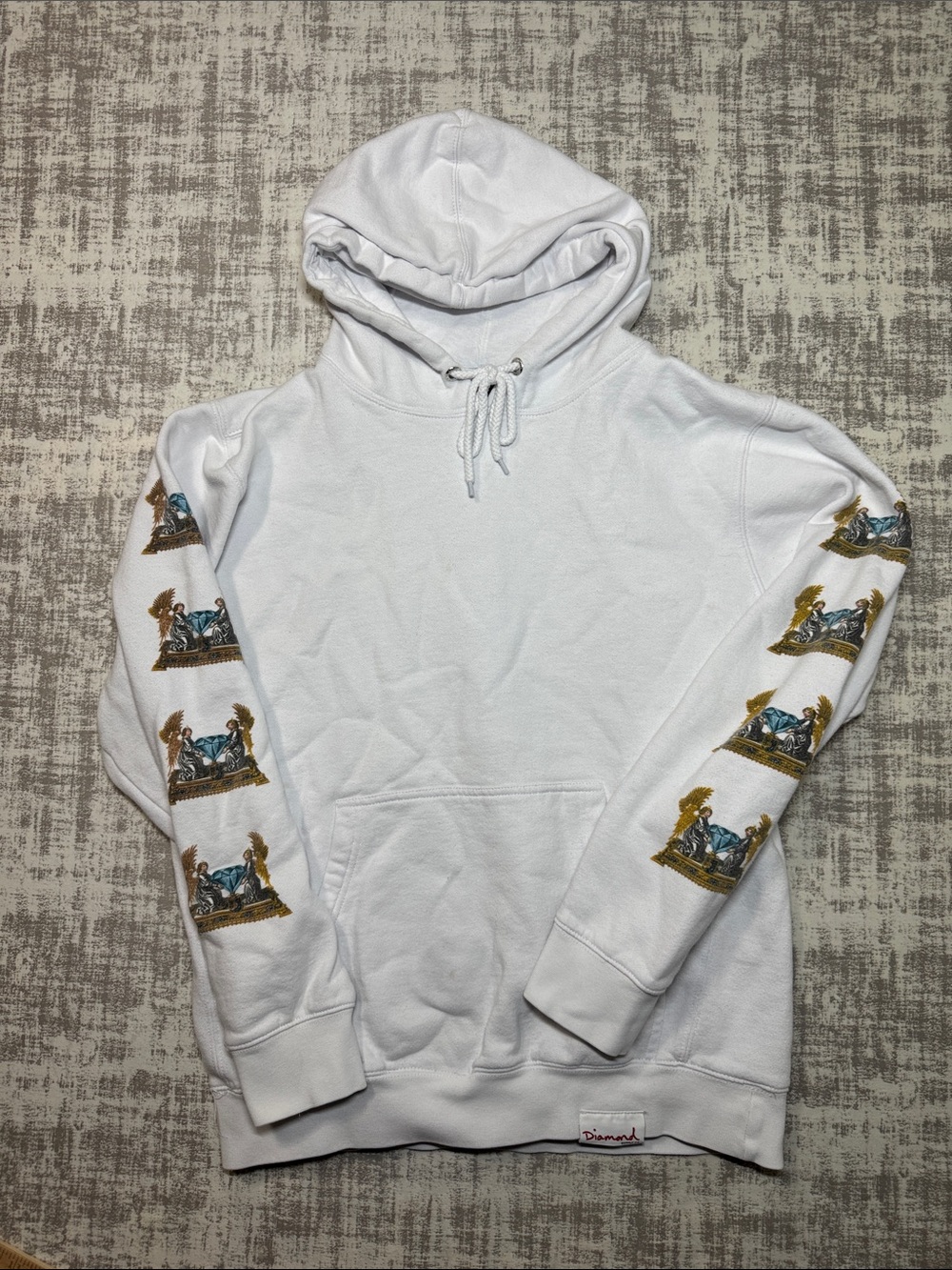 Diamond Forever Angels" artwork by Diamond Supply Co 24.5X22.5 PTP sz M/L